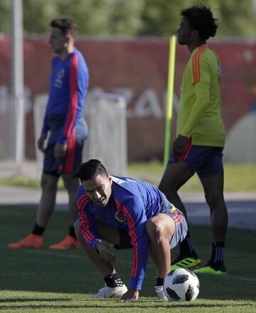 La Selección Colombia sigue en su preparación para el duelo ante Japón. El grupo entrenó completó en su última práctica en Kazán 