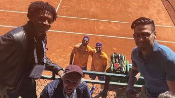 Falcao y Cuadrado, con Farah y Cabal en Montecarlo