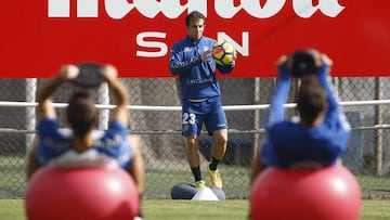 Luis Milla y Cámara, duda para el sábado contra el Alcorcón