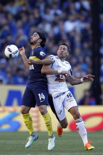 Sebastián Pérez fue titular y jugó todo el partido con Boca Juniors en la goleada sobre Quilmes en juego de la cuarta fecha de la Liga de Argentina.