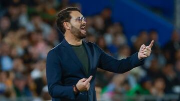 El entrenador del Getafe José Bordalás.