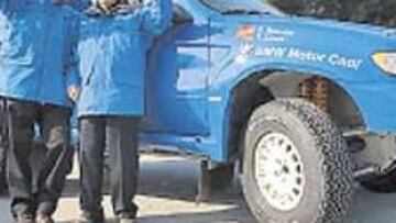 <b>VETERANOS. </b>Serviá y Palacios, 27 participaciones en el Dakar.