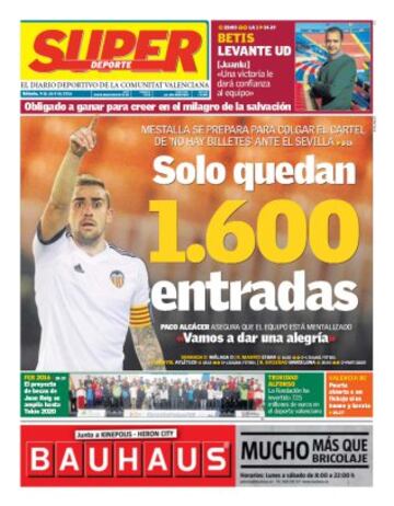 Portadas de la prensa mundial