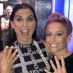 Morgan and Rapinoe get White House experience on Jimmy Kimmel