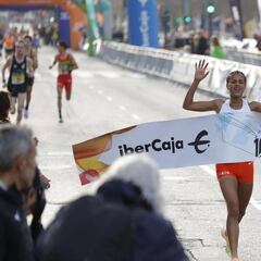 Yalemzerf Yehualaw se queda a cinco segundos de sí misma