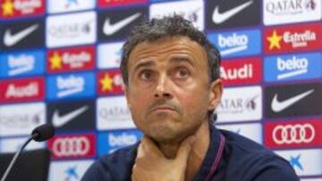 Luis Enrique: "Ya habéis visto que Luis Suárez no está gordo"