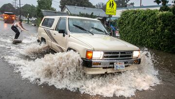 Millones de californianos se encuentran bajo alerta por tormentas, inundaciones, vientos y nieve. Te compartimos qué zonas se verán afectadas.