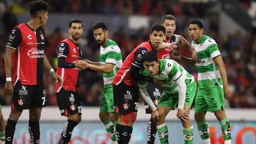 Angel Marquez of Atlas during the game Atlas vs Santos, corresponding to Group B of the Sky Cup 2022, at Jalisco Stadium, on December 12, 2022.
<br><br>
Angel Marquez de Atlas durante el partido Atlas vs Santos, correspondiente al Grupo B de la Copa Sky 2022, en el Estadio Jalisco, el 12 de Diciembre de 2022.