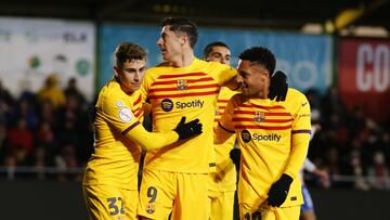 07/01/24 PARTIDO UNICO COPA DEL REY DIECISEISAVOS
BARBASTRO - BARCELONA
TERCER GOL PENALTI LEWANDOWSKI 1-3 ALEGRIA