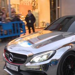 El Mercedes cromado que dejó sin palabras al Bernabéu