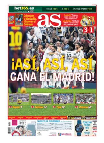 Las portadas de AS de octubre