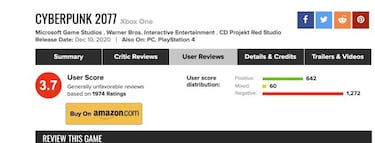 Cyberpunk 2077 en consolas: miles de suspensos en PS4 y Xbox One por los jugadores