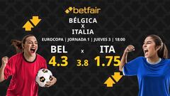 Bélgica vs. Italia: horario, dónde ver, pronósticos y clasificación