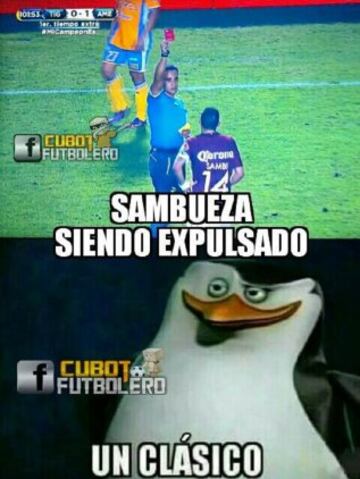 Memes Tigres vs América