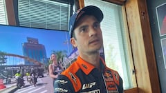 Pedrosa atendió a los medios en Jerez.º