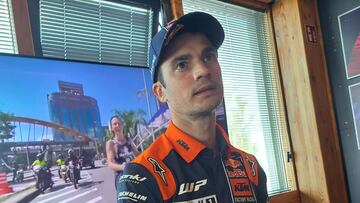 Pedrosa atendió a los medios en Jerez.º