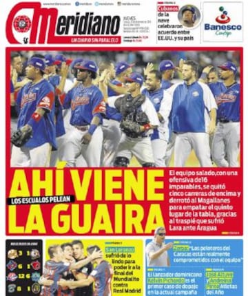 Portadas de la prensa deportiva