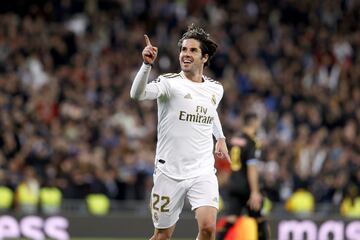 Isco abri¨® el marcador y marc¨® el 1-0.