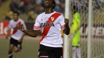 &Eacute;der &Aacute;lvarez Balanta anot&oacute; su &uacute;nico gol en la Copa Libertadores ante el Juan Aurich.