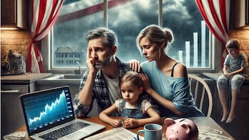 US recession | AI image