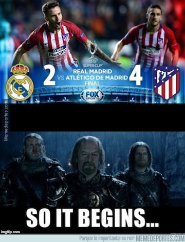 Los mejores memes de la Supercopa entre Real Madrid y Atlético
