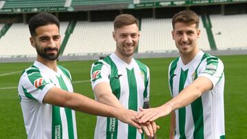 Alves, Corbo y Ortiz, en la presentación