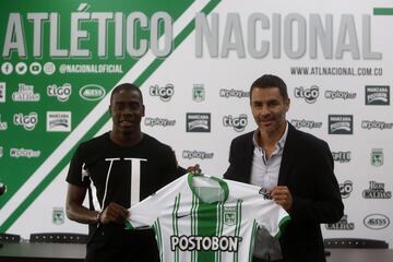 Geisson Perea se mostró feliz de llegar a Atlético Nacional. "Vengo a dar lo mejor de mí a uno de los equipos más grandes de Colombia", afirmó