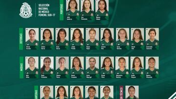 Las dirigidas por Mónica Vergara ya se encuentran concentradas para los partidos de preparación que tendrán como parte de su preparación para la Copa Mundial sub-17.