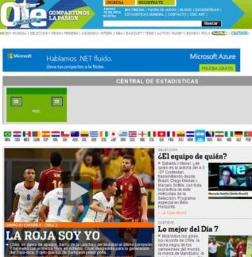 Portadas de la prensa extranjera