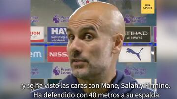 Los múltiples halagos de Pep a la joya española que frenó a Mané, Firmino y Salah