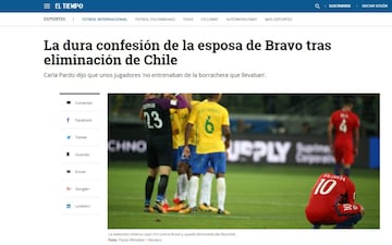 Dichos de esposa de Bravo destaca en prensa extranjera