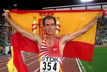 Antón tuvo una magnífica trayectoria en los 5.000 y 10.000. En la distancia corta fue diploma olímpico en Barcelona ‘92 y bronce en los europeos de Helsinki de 1994. En la larga tuvo aún más éxito, ganando el oro en Helsinki. Pero su auténtico despegue llegó en la prueba de maratón hasta el punto de que ganó cinco de los ocho que corrió.