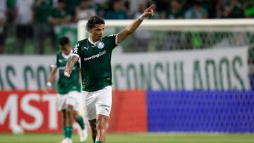 Richard Ríos marca y manda callar a hinchas de Palmeiras