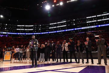 Cooper, durante el homenaje