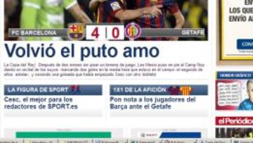 Los medios se vuelcan con Messi: “Volvió el puto amo”