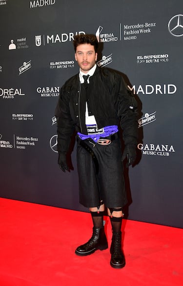 Blas Cantó durante la gran fiesta de la 81ª edición de Mercedes-Benz Fashion Week Madrid que se celebra en Gabana Music Club y Jimmy’s Restaurant.
  
 
  