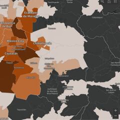 Mapa y casos de Coronavirus en la Ciudad de México por alcaldías hoy 20 de abril