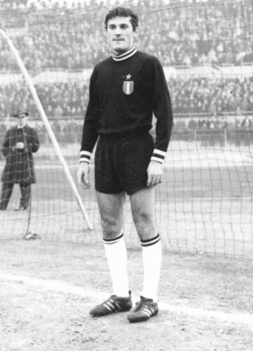 Retrato de Pietro Floravanti portero de la Juventus.