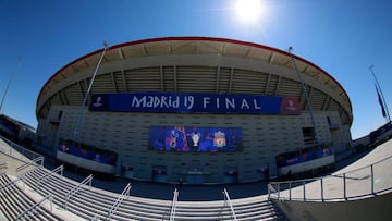 Exterior del Wanda Metropolitano. 