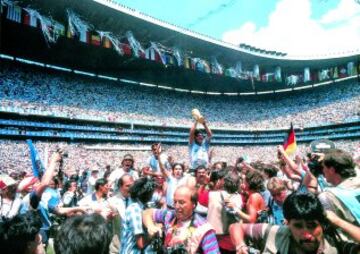 On 29 June 1986, Argentina beat West Germany 3-2 in the final to lift their second World Cup, captain Maradona setting up Jorge Burruchaga to score a late winner.