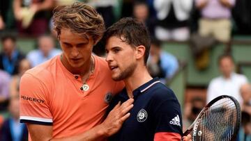 Thiem y Zverev. 