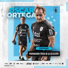 Oficial: el Profe Ortega se va al Mundial con Uruguay