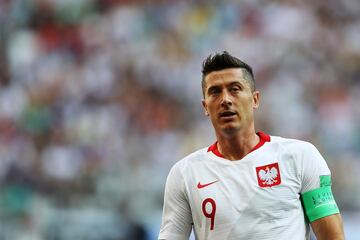 Robert Lewandowski, capitán de Polonia.