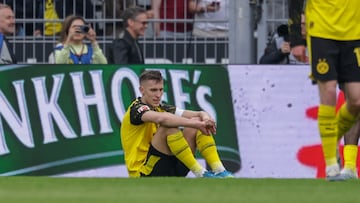 Nico Schlotterbeck, durante el partido entre el Borussia Dortmund y el Bayer 04 Leverkusen in Dortmund.