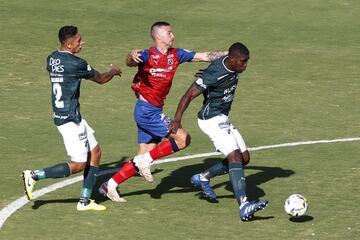 Con un doblete del argentino Luciano Pons, el cuadro antioqueño se impuso 2-0 ante el actual campeón del fútbol colombiano, que todavía no gana en el torneo.