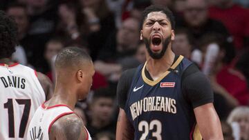 Anthony Davis consiguió en Portland la primera victoria de su carrera en los playoffs. Los Pelicans se ponen 1-0.