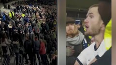 ¡Jugador del Tottenham se enfrascó a golpes en la galería!