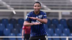 Luis Muriel en un partido del Atalanta en la Serie A