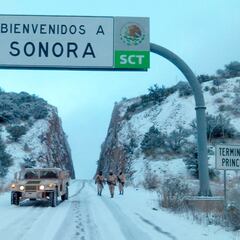 Frente Frío 33: ¿En qué municipios de Sonora suspendieron clases por la caída de nieve?