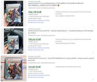 La versión física de Concord se agota tras su cancelación y el coleccionismo aumenta considerablemente su precio